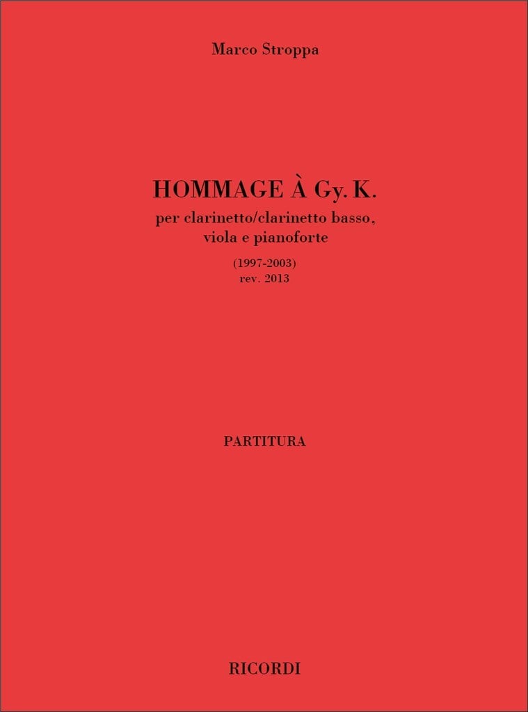 Hommage A Gy. K.